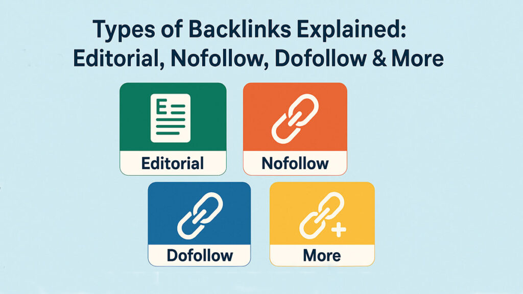 Types of Backlinks Explained: Editorial, Nofollow, Dofollow & More